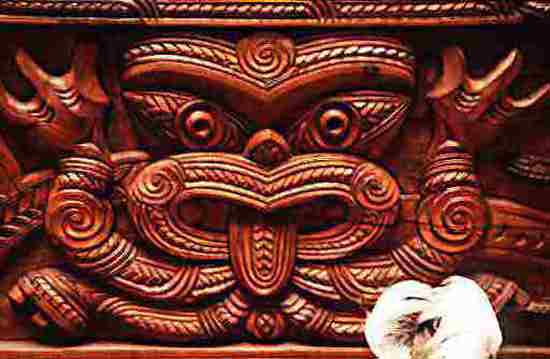  Detail of Maori War Canoe 